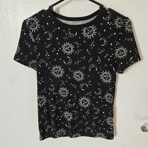 Black and White Celestial T-Shirt